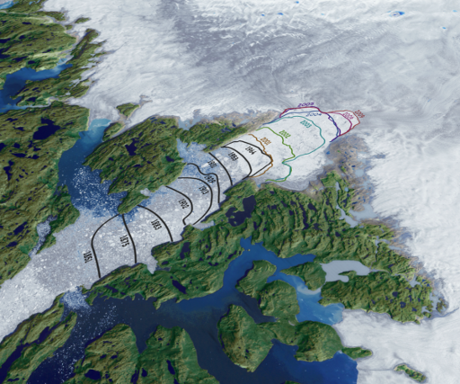 Jacobshavn's retreat